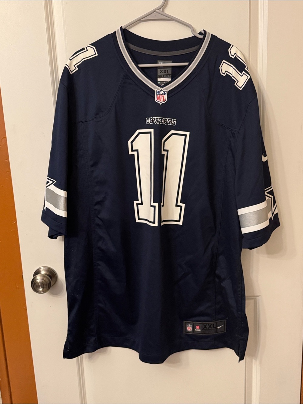 Nike Navy and White Dallas Cowboys #11 Men’s Jersey